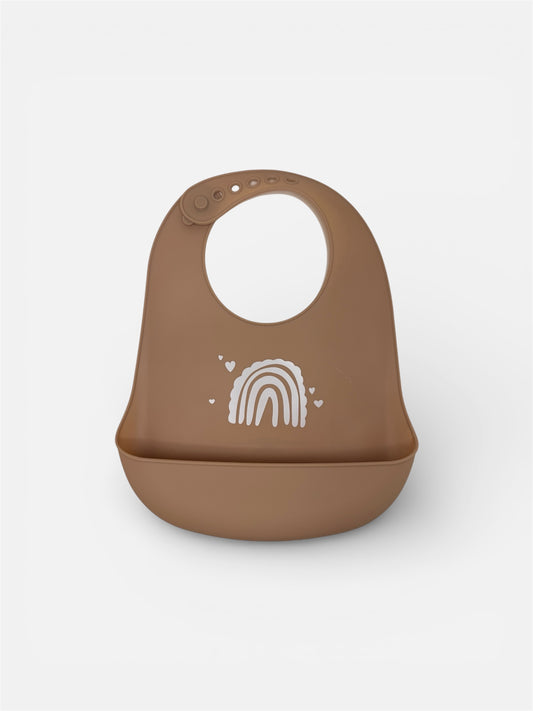 Σαλιάρα σιλικόνης boho ουράνιο τοξο