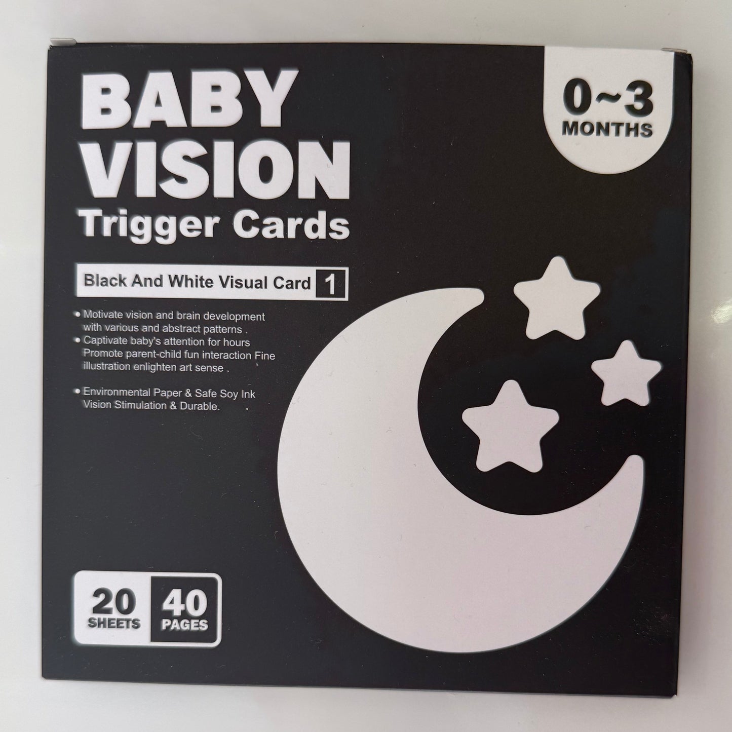 Κάρτες Baby Vision για νεογέννητο