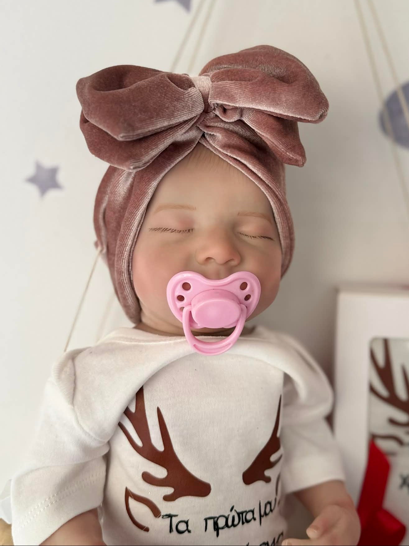 Κορδέλα βελούδινη Dusty Pink