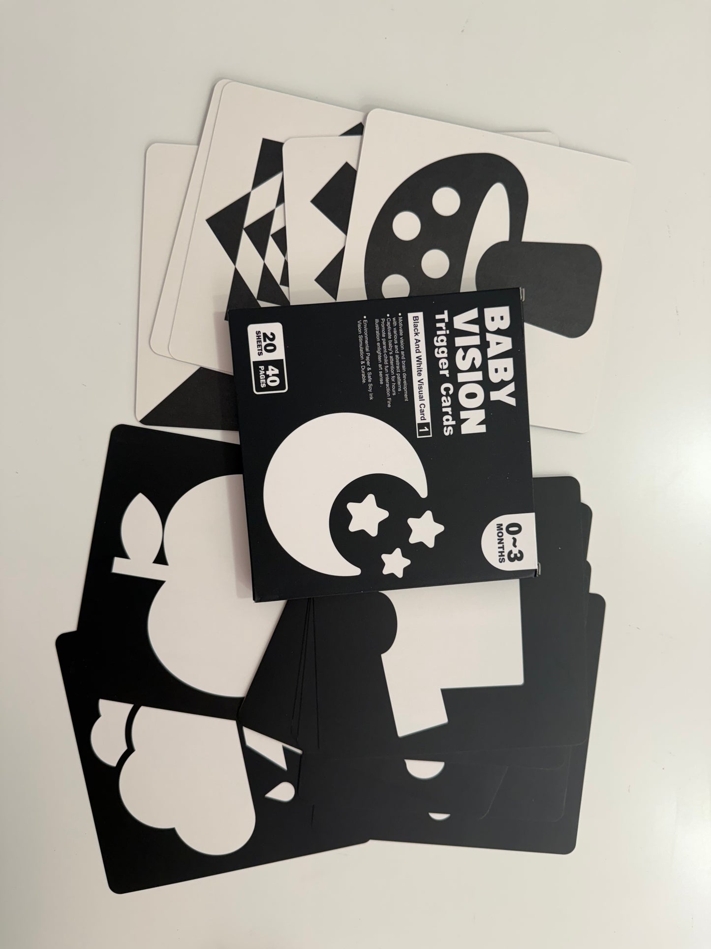 Κάρτες Baby Vision για νεογέννητο