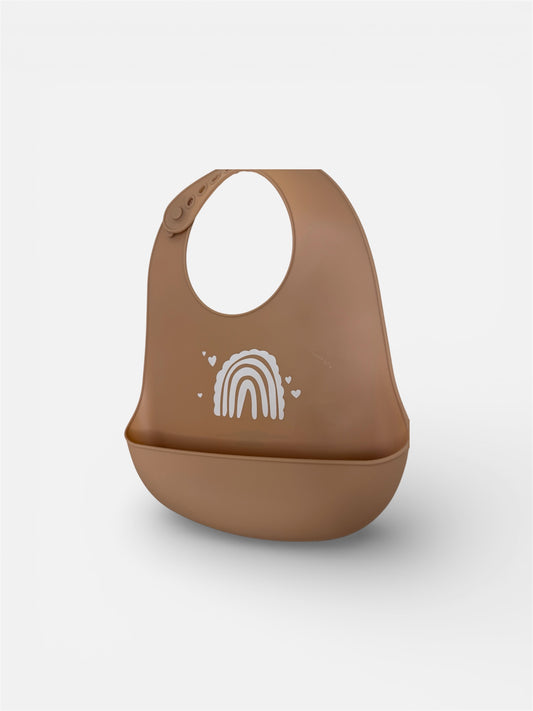 Σαλιάρα σιλικόνης boho ουράνιο τοξο