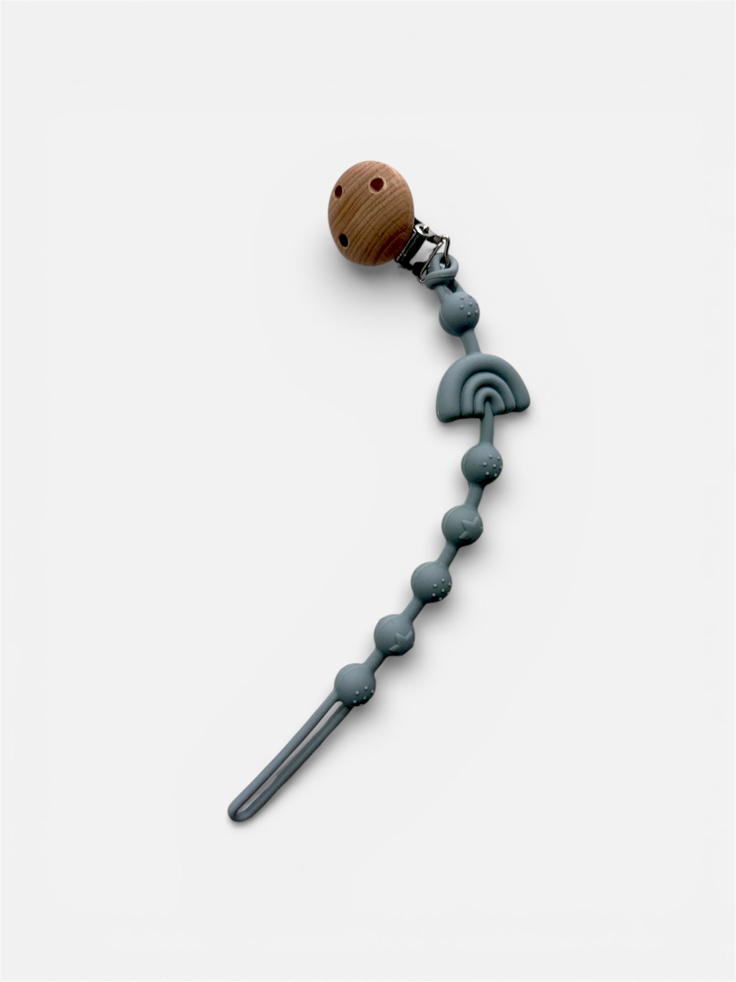 Κλιπ πιπίλας σιλικόνης ουράνιο τόξο